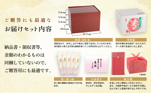 千賀屋謹製 2026年 迎春おせち料理「慶福」和風三段重 3～4人前 全35品　冷蔵