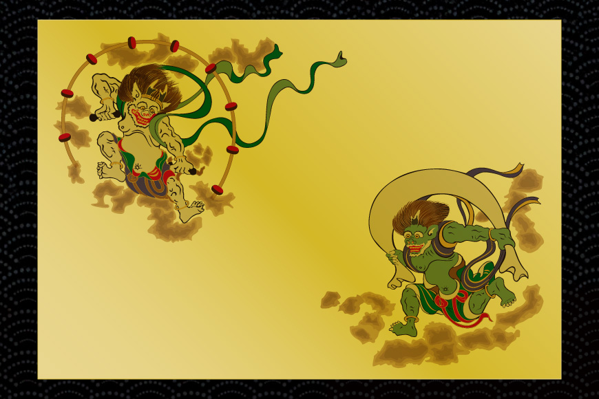 ふるさと納税限定！三田市オリジナル 純金カード 風神雷神[三菱マテリアルトレーディング 兵庫県 三田市 3d28bae300082] 金 純金 カード 5g