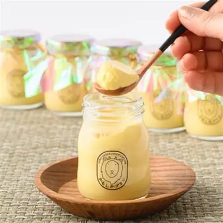 八ヶ岳育ちのたまごと牛乳 かもしかプリン プレーン(90ml×6個)_菓子・スイーツ プリン  _【配送不可地域：離島】【1576516】