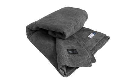 【高島屋選定品】ヒオリエ sensui タオルケット(チャコール)