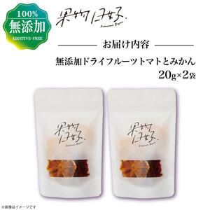 ドライフルーツ トマト ミカン ミックス 20g×2袋  ドライフルーツ ドライフルーツ ドライフルーツ