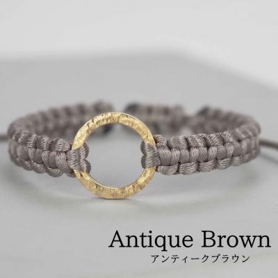 ふるさと納税 小松市 Bracelet -The SUN- ゴールド ブレスレット【アンティークブラウン】 |  | 01