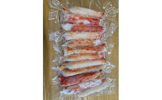 【訳あり】ボイル冷凍タラバガニ　棒肉　むき身　400ｇ　中（AM0023)