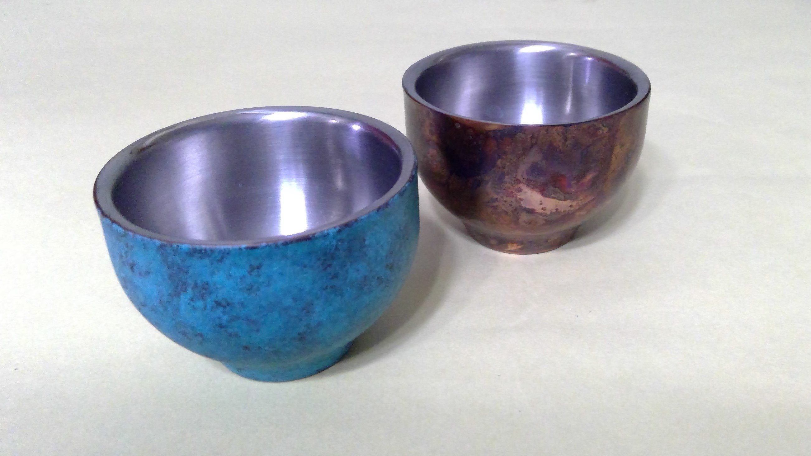 
                  折燕ORI-EN 二重構造 ぐい呑み2個セット BLUE・COPPER RED FC099004
                