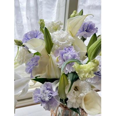 ふるさと納税 筑西市 季節のお花で束ねた仏花【花瓶用】/Mサイズ |  | 02