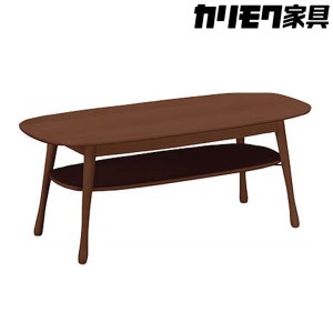 【カリモク家具】 テーブル(棚付き)B【TF3710モデル】
