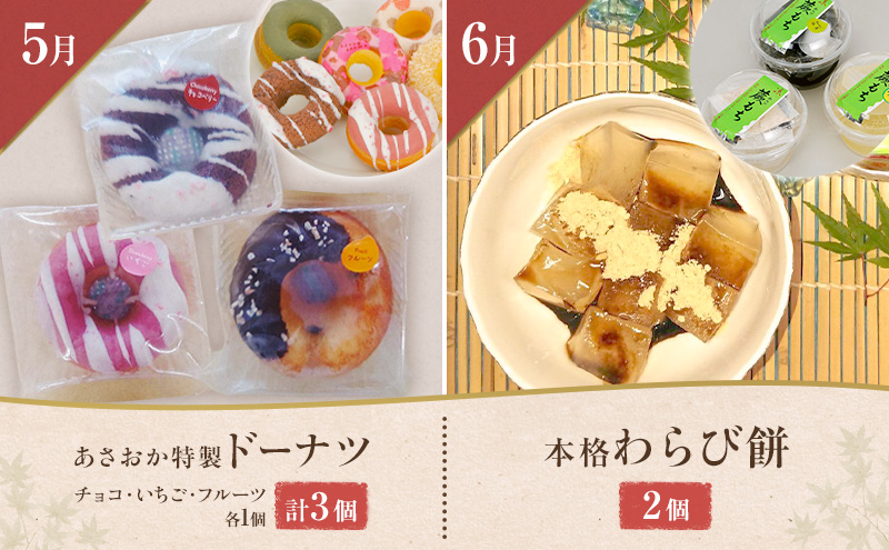 【1月配送開始】老舗「菓匠あさおか」季節を味わう和洋菓