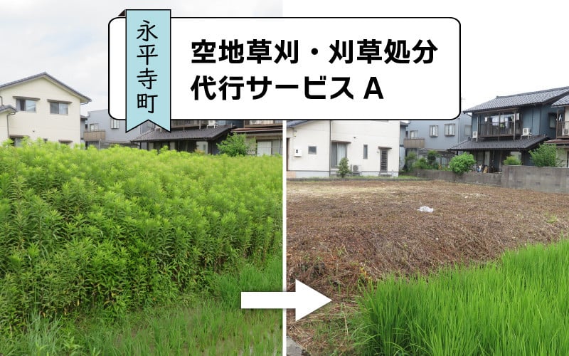 
            永平寺町 空地草刈・刈草処分代行サービス A [D-029008]
          