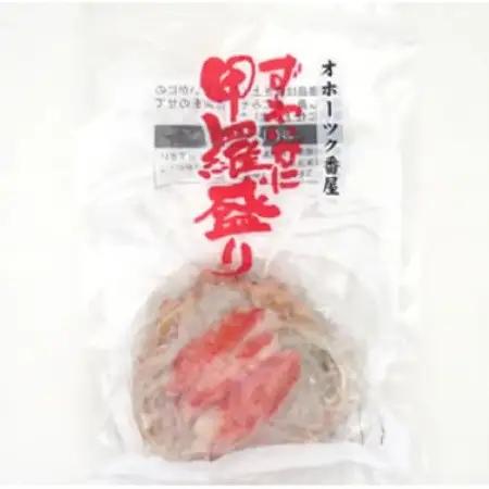 お手軽混ぜるだけ!本ずわい蟹甲羅盛　120g×10個セット(かに味噌入り)【配送不可地域：離島】【1738293】