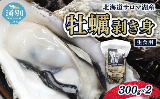 
                  [№5930-0372]北海道 サロマ湖産 牡蠣 剥き身 300g×2 生食用 かき カキ 海鮮 魚介 国産 むき身 生牡蠣 冷蔵 産地直送 オホーツク 魚貝類 
                