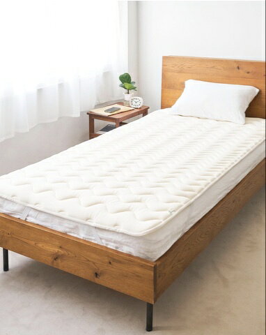 【ふるさと納税】体圧分散敷パッド シングル100cm×200cm/セミダブル120cm×200cm/ダブル140cm×200cm 洗える乾きやすい綿100％生地使用 寝具 敷パッド ベッドパッド 体圧分散 洗える 乾きやすい 綿100％生地 コットン 天然繊維 抗菌 防臭 防ダニ 蒲郡