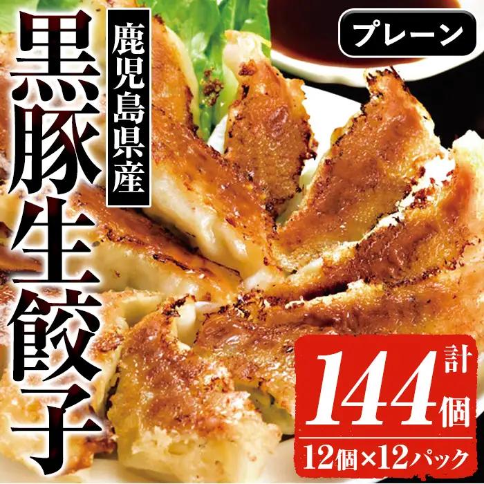 黒豚 餃子 144個 餃子【00-008-14】