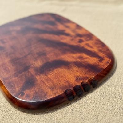 ふるさと納税 香川県 【香川漆器】42cm撫角盆　スリ漆めばる彫 |  | 02