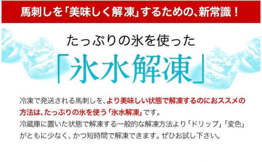 馬刺し 上赤身 ブロック 《7月中旬-9月末頃出荷》 国産 熊本肥育 冷凍 生食用 たれ付 100g×15セット---hkw_fkgakm_bc79_24_50000_1500gt---