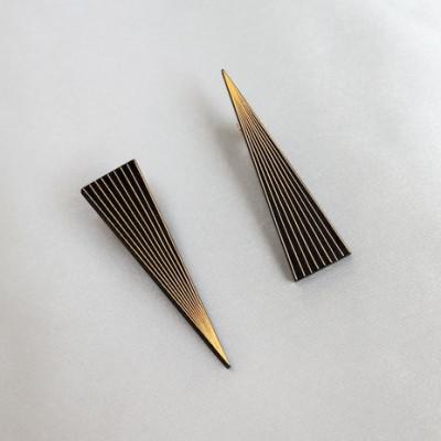 ふるさと納税 ふじみ野市 伝統技法　截金「KIRIKANE」アクセサリー　ピアス線 “sen”