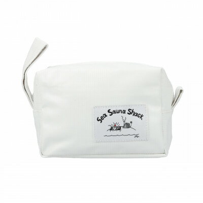 【ふるさと納税】【Sea Sauna Shackオリジナル】バックインポーチ ホワイト【1668830】