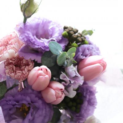 ふるさと納税 筑西市 季節のお花で束ねたブーケ【花瓶用】/Sサイズ |  | 02