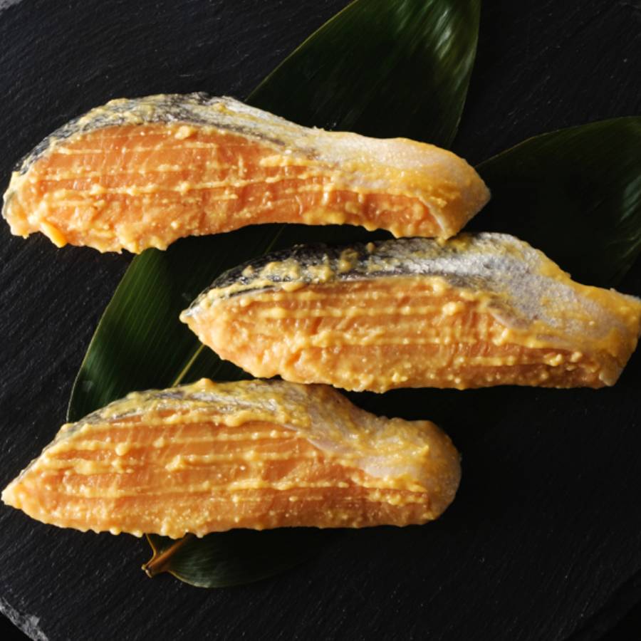 ＜シーフード エム・エム＞「銀鮭」西京漬け 70g×8切