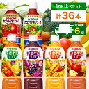 【ふるさと納税】 【定期便】 2ヵ月毎 全6回 カゴメ 飲み比べセット 6種6本 栃木県 那須塩原市 食塩無添加 トマトジュース 野菜ジュース＆野菜生活100 オリジナル ベリーサラダ マンゴーサラダ アップルサラダ PET 720ml トマト 野菜 機能性表示食品 飲料 KAGOME 送料無料