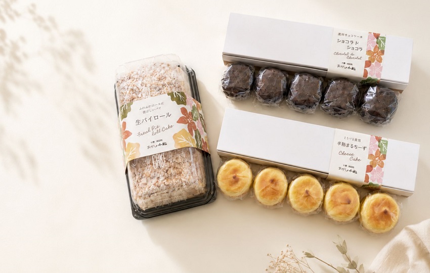 ロールケーキとプチスイーツセット3種類11個 スイーツ お菓子 おやつ 冷凍 北海道池田町 お菓子の小松 人気 詰合せ 詰め合わせ 