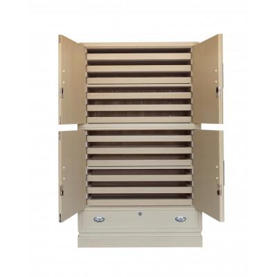 ふるさと納税 春日部市 春日部総桐胴厚衣装箪笥(上下開き12枚お盆) |  | 01