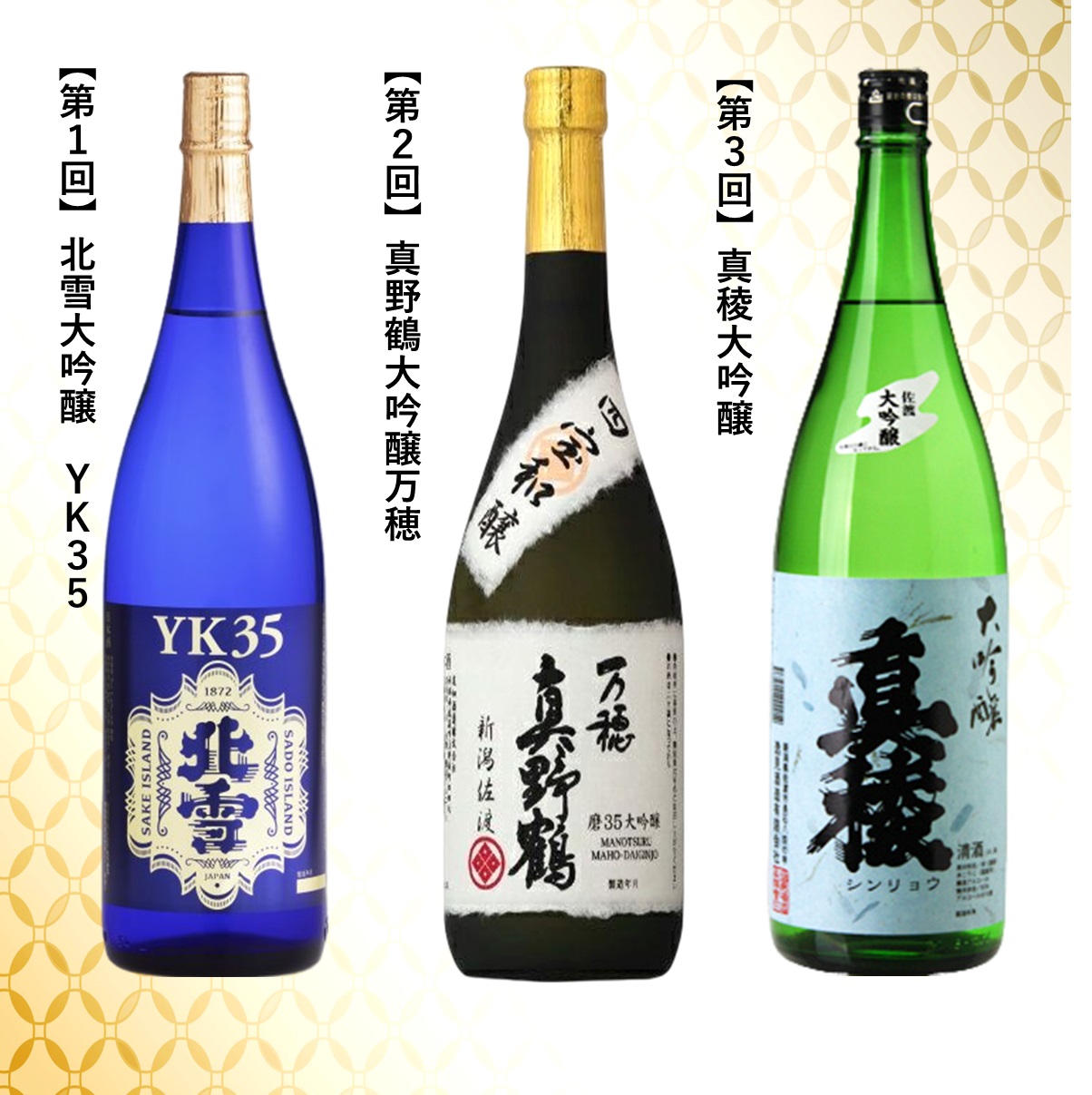 【定期便】大吟醸・純米大吟醸 1800ml　毎月1本お届け【6ヵ月連続】