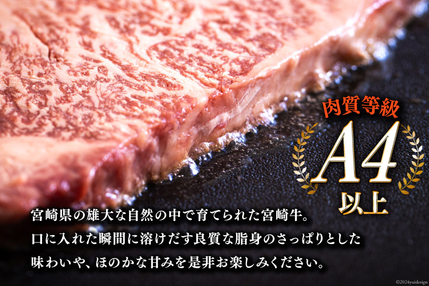 6回 定期便 宮崎牛 特上 ロース ステーキ 300g×2枚×6回 合計3.6kg 真空包装 [アグリ産業匠泰 宮崎県 美郷町 31be0033] 小分け A4等級以上 牛肉 黒毛和牛 焼肉 BBQ_