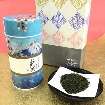 ふるさと納税 袋井市 深蒸し煎茶《上煎茶》七宝富士缶150g