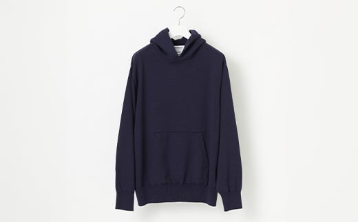 A3: A SWEATER IS FOR EVERYDAY. Hoodie NAVY ネイビー カシミヤセーター 服 洋服 ユニセックス メンズ レディース ブランド 数量限定 山形県 山辺町 サイズ1 yt-sehdn1