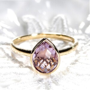 K18YG アメジスト リング[TNR-0212]