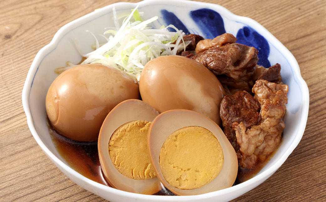 
                  013-1247 【数量限定】 味しみ！ たけたんたまご 牛すじ 入り 煮卵3個+ 牛すじ3枚入り 533g×2パック 計1066g 煮卵 【2024年11月下旬から12月下旬発送予定】 煮たまご 卵 牛スジ スジ肉 新鮮 おかず トッピング レトルト加工 国産 九州産 大分県産
                