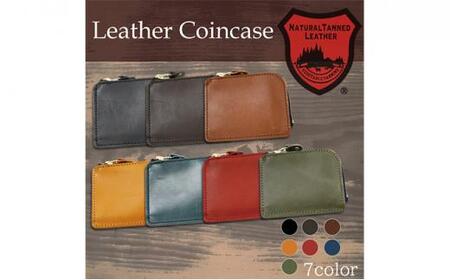 匠 Leather Coincase カーキ