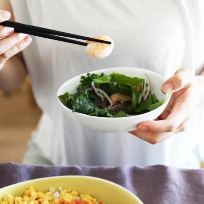 ふるさと納税 江東区 ポトペリー　Vag ペアボウルM　カラー:WHITE&GRAY　【kt032-017-2】 |  | 01