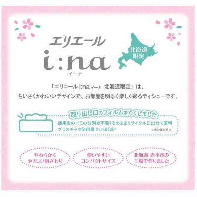 ふるさと納税 赤平市 【赤平市限定】エリエール i:na(イーナ)ティシュー北海道　150W5P×12パック |  | 01