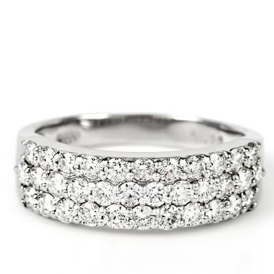 ふるさと納税 富士川町 プラチナ950 ダイヤ1.0ct パヴェ リング R639DI-P2　#8 |  | 02