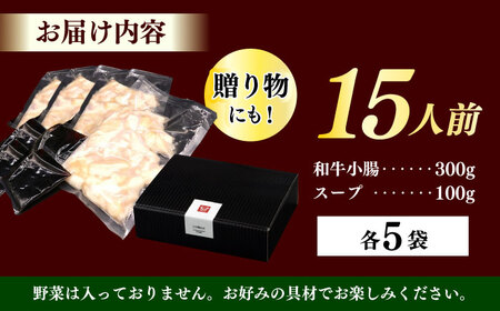 【博多久田】和牛もつ鍋セット 15人前《築上町》【久田精肉店】もつ鍋 博多 もつなべ[ABCL176]