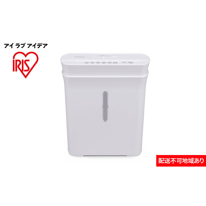 パーソナルシュレッダー クロスカット PS-A8C-W ホワイト アイリスオーヤマ オフィス機器 テレワーク 家庭用 A4 コピー用紙 個人情報 オフィス使用 セキュリティ 