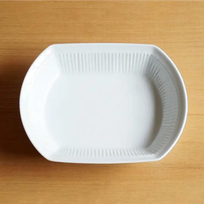 【白山陶器】【美しいレリーフ模様】よしず彫 煮付鉢 5ピース 白磁 食器 小鉢 【波佐見焼】 [TA77] 波佐見焼