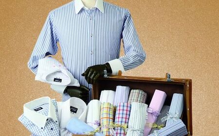 Y248 日本縫製オーダーシャツセット(形態安定生地)お仕立券