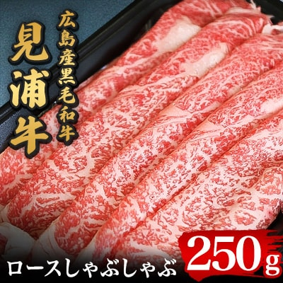 
広島産黒毛和牛「見浦牛」のロースしゃぶしゃぶ(250g)【1007250】
