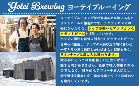 Yotei Brewing クラフトビール（350ml缶）おまかせ6本セット【55003】