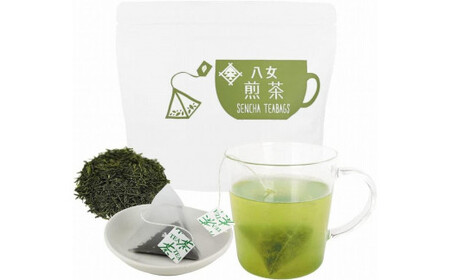 八女茶100％ マグカップ用煎茶ティーバッグ  たっぷり75個！ 2.5g×25個入×３袋＜岩崎園製茶＞　075-032