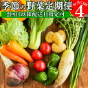 【ふるさと納税】年4回発送！＜南国高知から直送！旬の季節のお野菜定期便（7～9品）＞高知県 佐川町 野菜セット　野菜便 詰め合わせ 旬の時期にお届け【冷蔵】3ヶ月おきに（計4回）お届け こうち育ち 2回目以降着日指定可能