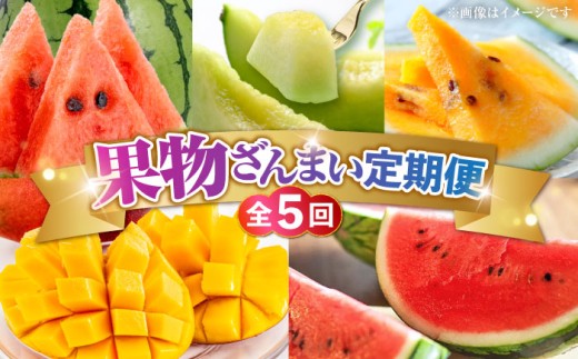 【先行予約 全5回】果物ざんまい定期便 すいか メロン マンゴー 旬 果物 フルーツ 合志 熊本 九州 小玉 大玉 スイカ 肥後グリーン 菊池マンゴー 金色羅王 厳選 食べ比べ [AYZZ007]