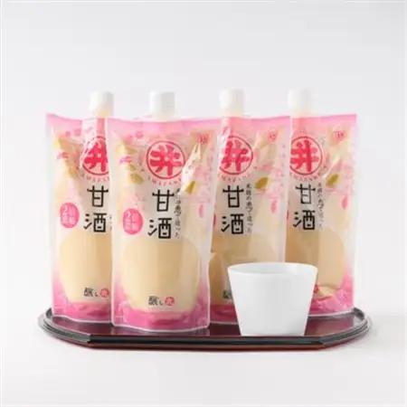 信州の味噌屋がつくった米麹甘酒(2倍濃縮) 500g×4本_酒・アルコール 甘酒  _【1576476】