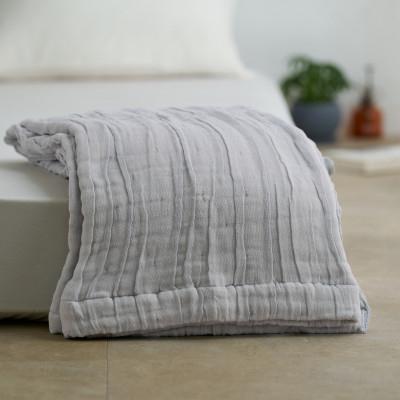 ふるさと納税 忠岡町 8重ガーゼケット　シフォン　軽量タイプ　綿100%　シングルサイズ　ブルー　日本製 |  | 01