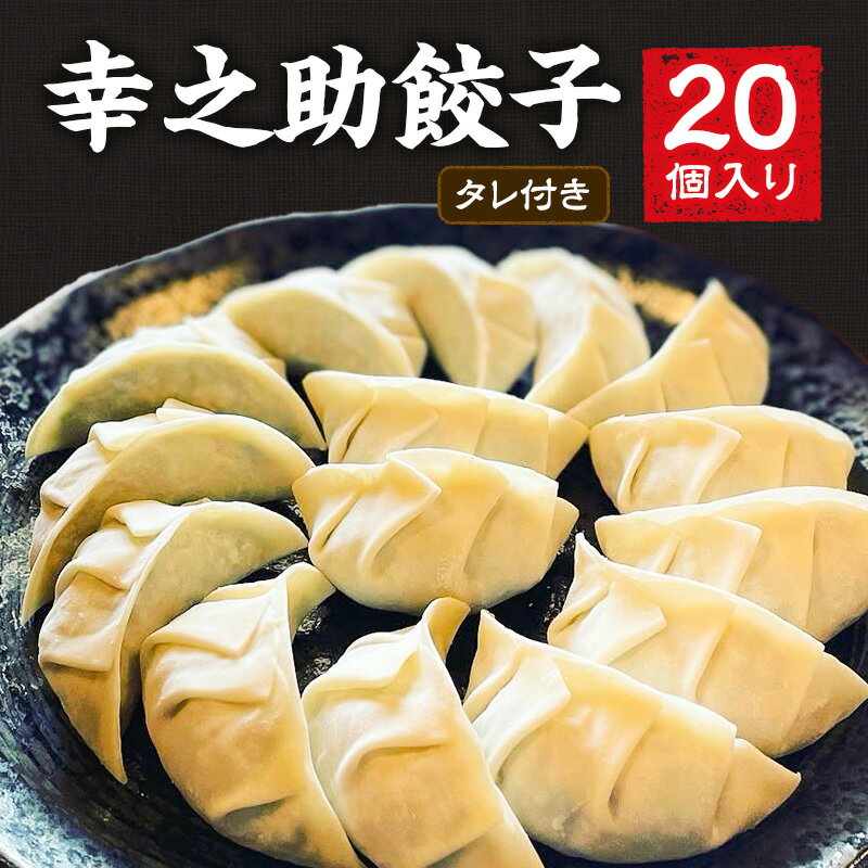 【ふるさと納税】幸之助餃子 タレ付き 20個入り ギョウザ ぎょうざ 冷凍餃子 浜松餃子 野菜たっぷり 薄皮 手包み 食感 とおいしさ 厳選食材 シャキシャキ キャベツ レンコン 静岡県浜松市 お取り寄せ グルメ ギフト