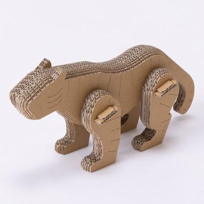 ふるさと納税 刈谷市 段ボール工作キット　干支シリーズ　トラ