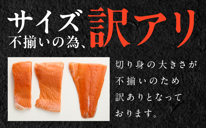 【訳あり】生食用 シルバーサーモン 1kg ポーション【小分け 2-4柵 サイズ不揃い 銀鮭 刺身用 お刺身 魚介 海鮮】 G1822