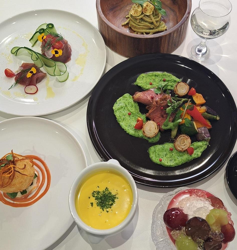 横浜高島屋　【Bay-ya】お食事券　日本酒と創作料理のペアリングコース「雅の章」　22,000円分【高島屋選定品】